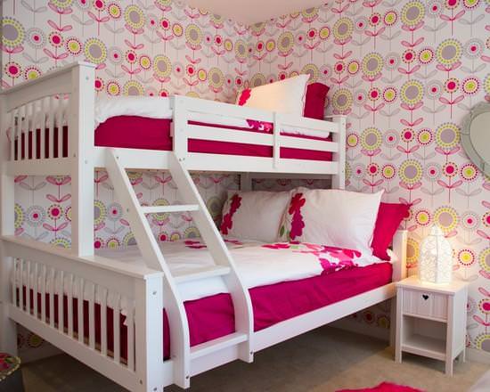 Дизайн-проекты обоев для детской комнаты для девочек с фото примерами