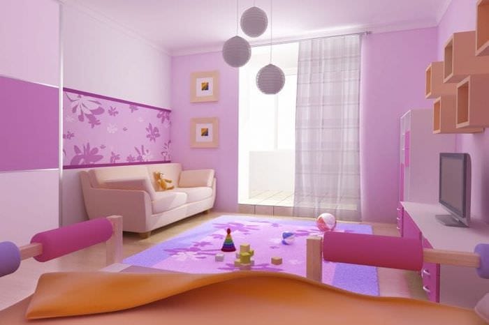 Дизайн обоев теплых тонов для детской комнаты для активного и современного мальчика