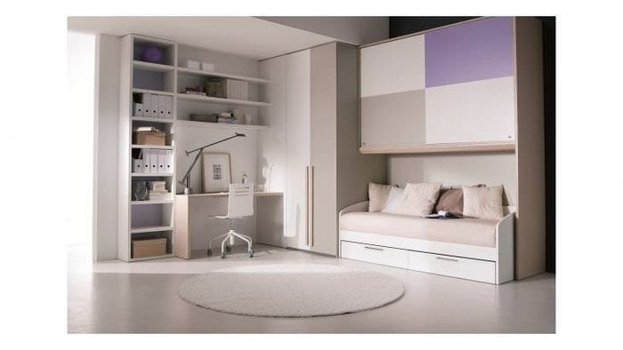 Фото классического дизайна обоев для детской комнаты для девочек