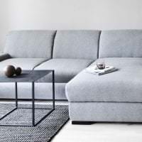 красивый угловой диван в дизайне прихожей картинка