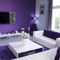 темный фиолетовый диван в стиле прихожей картинка