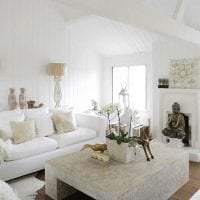 яркая белая мебель в дизайне квартиры фото