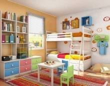 идея яркого декора детской комнаты картинка