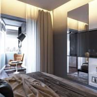 яркий дизайн гостиной спальни фото