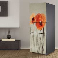 идея красивого оформления холодильника картинка