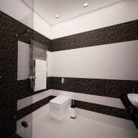 идея красивого интерьера белой ванной комнаты картинка