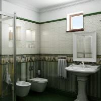 вариант красивого дизайна ванной комнаты картинка