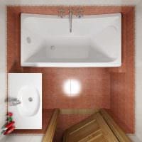вариант необычного дизайна ванной комнаты 2.5 кв.м фото