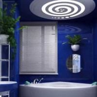 вариант яркого дизайна ванной комнаты 2017 картинка