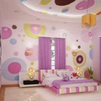 идея яркого стиля детской комнаты для девочки картинка