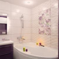 идея красивого интерьера ванной комнаты 2.5 кв.м фото