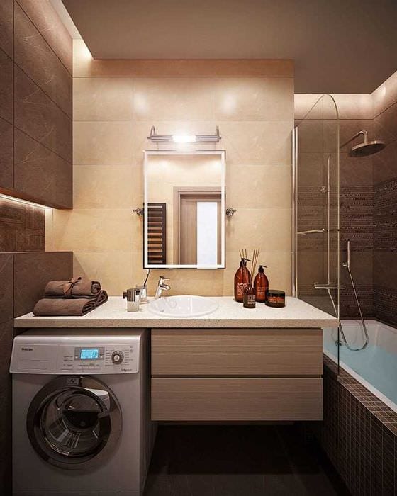 идея яркого дизайна ванной комнаты 2020