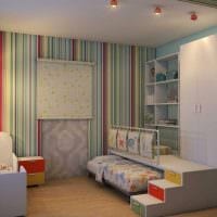 идея светлого декора детской комнаты картинка