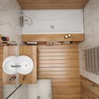 пример красивого дизайна ванной комнаты 5 кв.м картинка