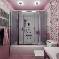 пример светлого интерьера ванной комнаты 5 кв.м картинка