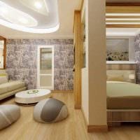 пример светлого дизайна гостиной комнаты 25 кв.м картинка