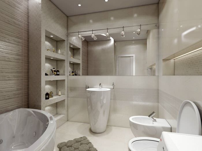 пример яркого дизайна ванной 5 кв.м
