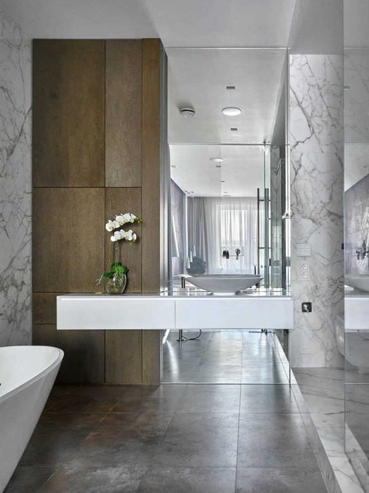 идея красивого интерьера ванной 2020