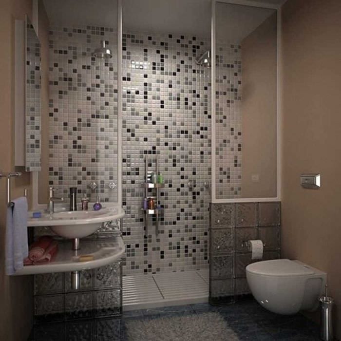 идея современного интерьера ванной комнаты 2020