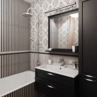 вариант необычного стиля ванной комнаты в классическом стиле картинка