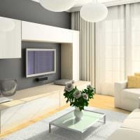 пример светлого стиля гостиной комнаты 25 кв.м фото