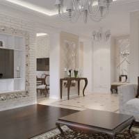 идея красивого дизайна комнаты в стиле современная классика картинка