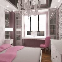 вариант светлого дизайна спальной комнаты для девочки в современном стиле картинка