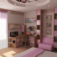 идея красивого стиля комнаты для девочки 12 кв.м фото