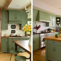 пример применения зеленого цвета в ярком дизайне комнаты картинка