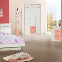 идея необычного дизайна спальни для девочки в современном стиле картинка