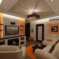 идея светлого стиля гостиной комнаты 18 кв.м. картинка