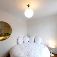 идея красивого декора спальной комнаты 18 кв.м. фото