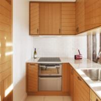 г-образная дизайн кухня 5 квадратных метров