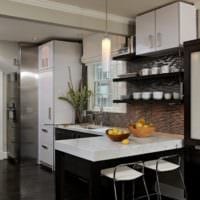 дизайн кухни студии в маленькой квартире