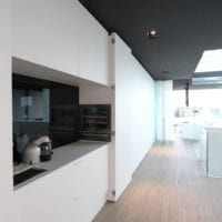 кухня в стиле хай-тек современный интерьер