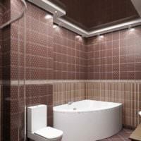 идея необычного декора укладки плитки в ванной комнате картинка
