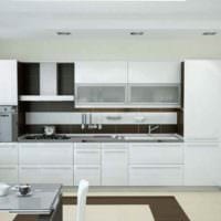 пример необычного дизайна кухни 10 кв.м. серии п 44 фото