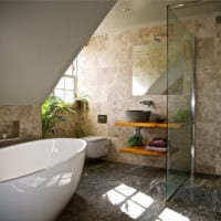 плитка из камня для ванной