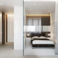 дизайн однокомнатной квартиры 45 кв м со спальней