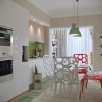 кухня в однокомнатной квартире дизайн