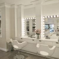 салон красоты парикмахерская светлый дизайн
