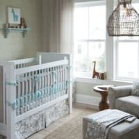 детская комната для новорожденного фото