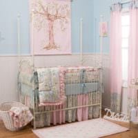 детская комната для новорожденного дизайн интерьера