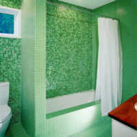 плитка для ванной комнаты зеленая идеи