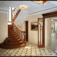 пример необычного стиля лестницы в честном доме фото