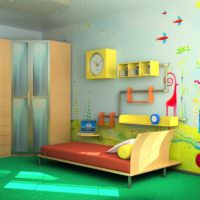 Детская комната в стиле минимализма