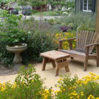 Самодельная садовая мебель из древесины