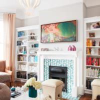 идея сочетания красивого персикового цвета в интерьере квартиры фото