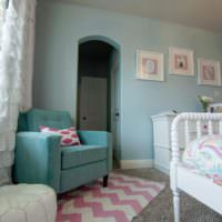 Оформление спальной комнаты в пастельных оттенках
