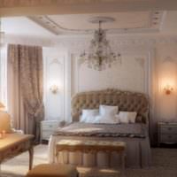 Уютный интерьер классической спальни
